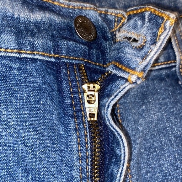 Y2K 2004 Levi's Jeans Denim Relaxed Bootcut Stretch Mid Rise size 14 Misses - Picture 15 of 16